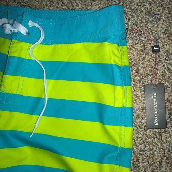 Men's MODERN AMUSEMENT Bathing Suit | Swim Trunks - Picture 3 of 7